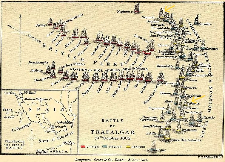 This image has an empty alt attribute; its file name is trafalgar_aufstellung-highlighted.jpg